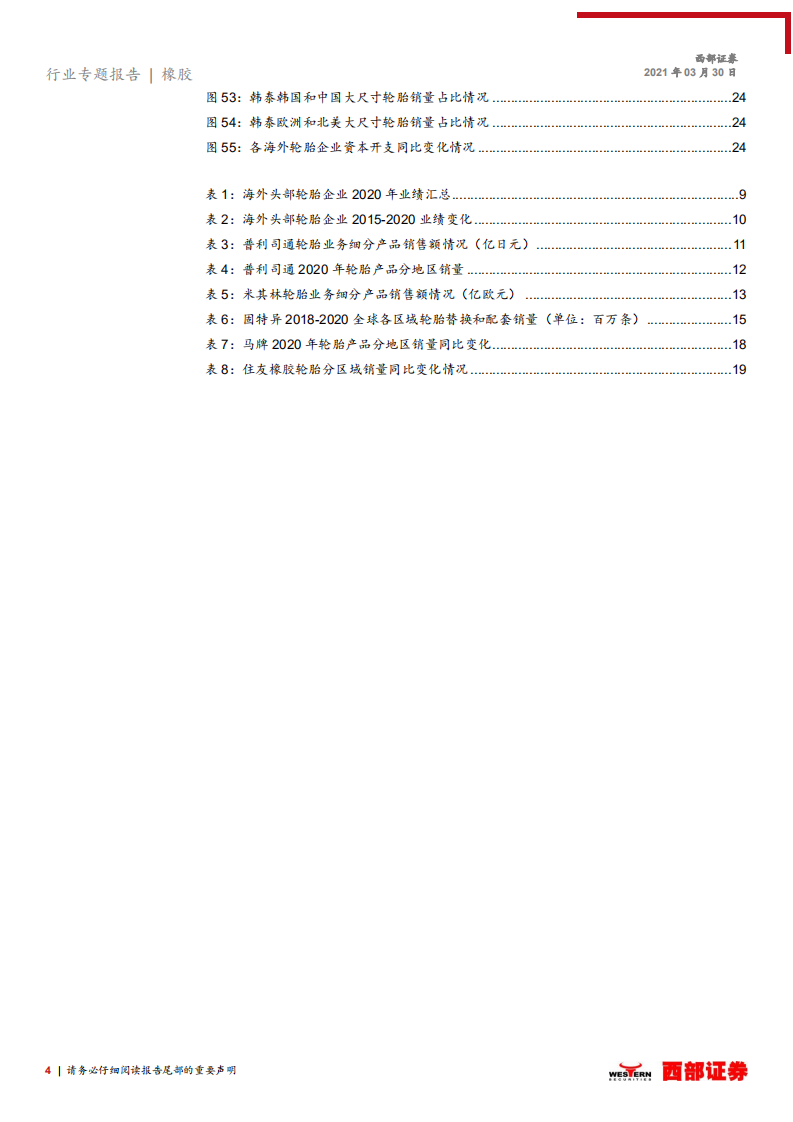 轮胎行业跟踪之六：海外轮胎企业2020年度业绩总结-210330.pdf 第4页