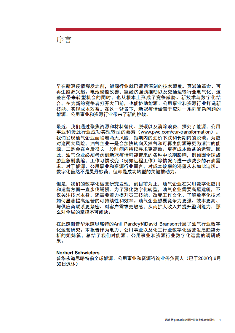 普华永道：2020年能源行业数字化运营研究.pdf 第3页