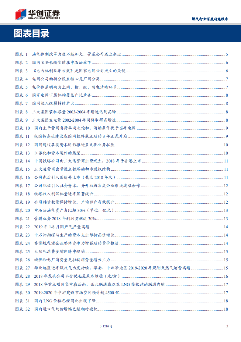 燃气行业深度研究报告：以史鉴今，管网公司的影响探讨与猜想，国家油气管网公司成立，看得见的和能看见的-191015.pdf 第3页
