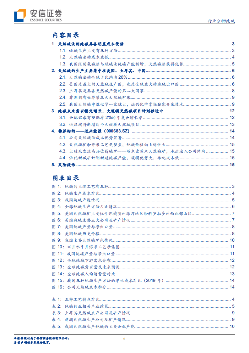 天然碱行业报告：成本优势显著，资源壁垒强，推荐远兴能源-20200807.pdf 第2页