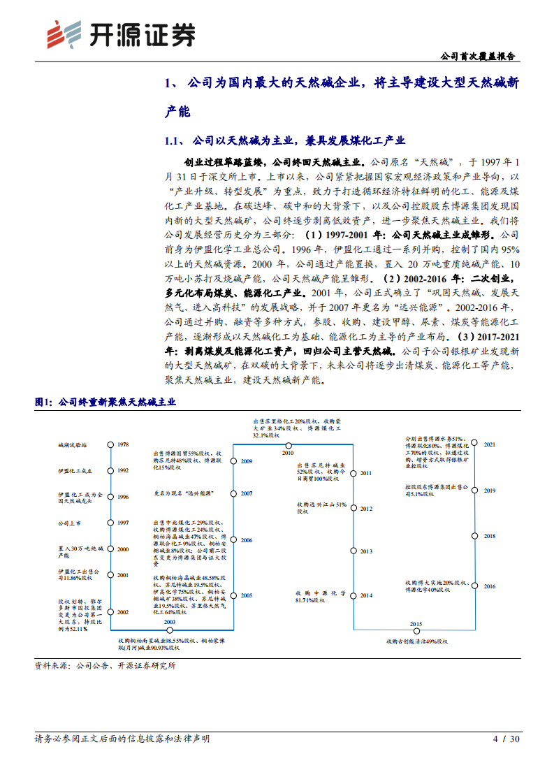 远兴能源-公司首次覆盖报告：天然碱稀缺龙头，大型天然碱项目将拔地而起-20220112.pdf 第4页