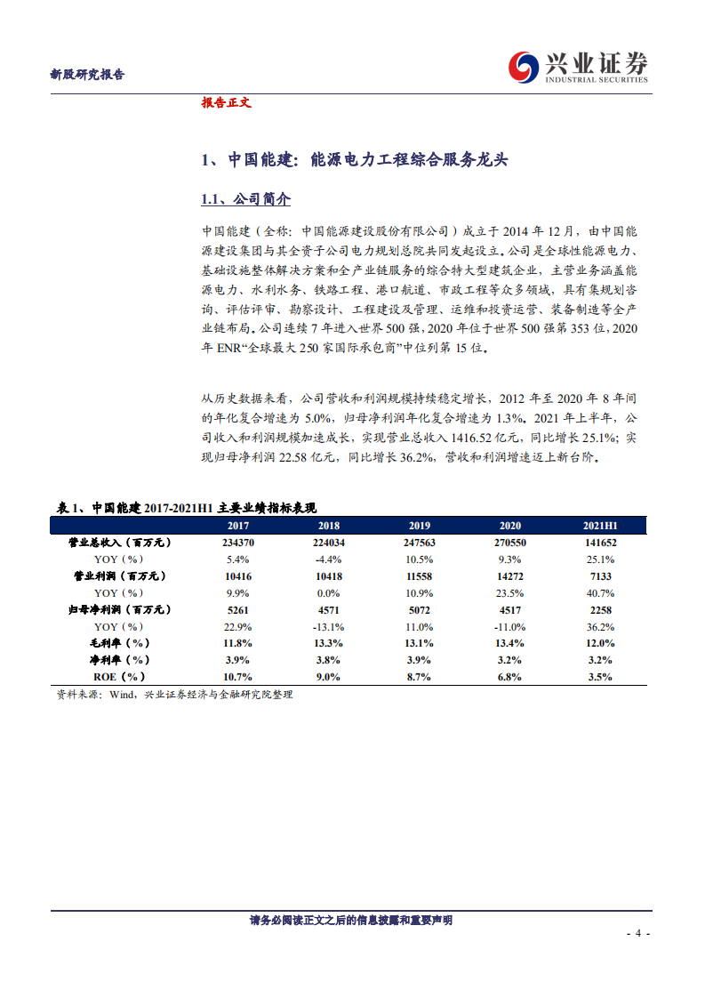 中国能建-吸收合并葛洲坝，能源建设龙头再起航-210929.pdf 第4页