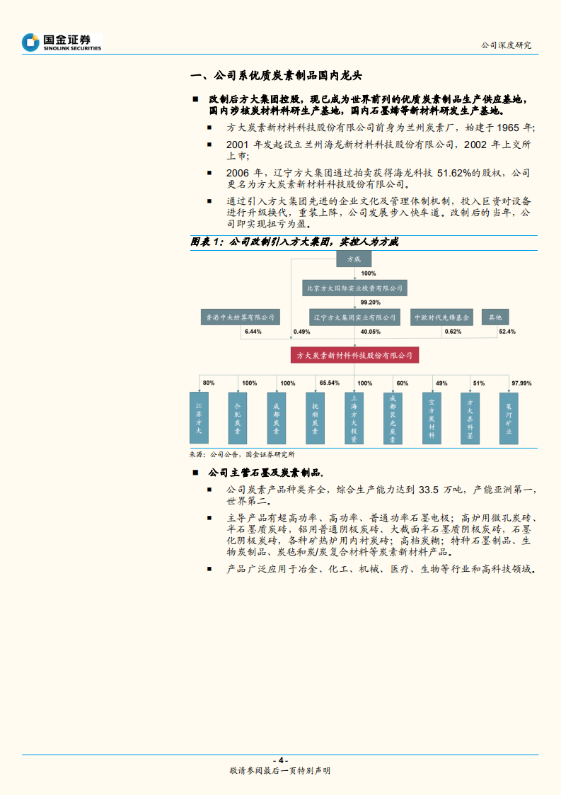方大炭素-国内石墨电极龙头，碳中和下迎来新机遇-211109.pdf 第4页
