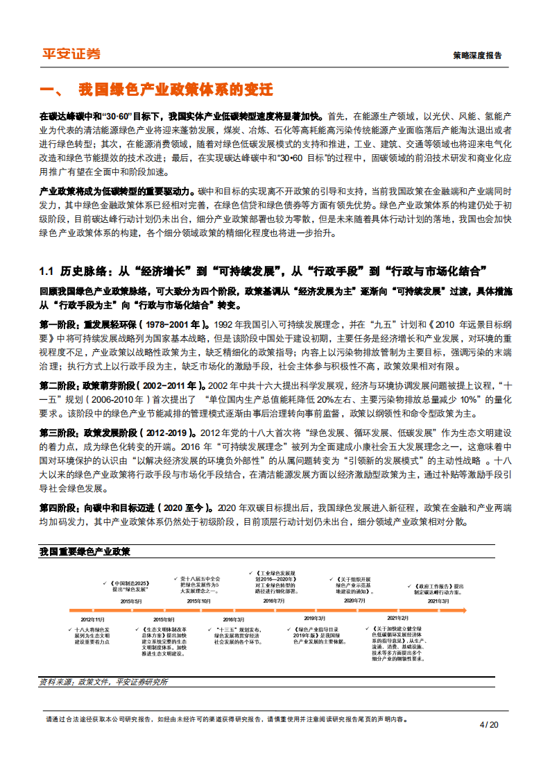碳中和系列报告（三）：产业政策篇，梳理产业低碳转型的政策脉络-210917.pdf 第4页