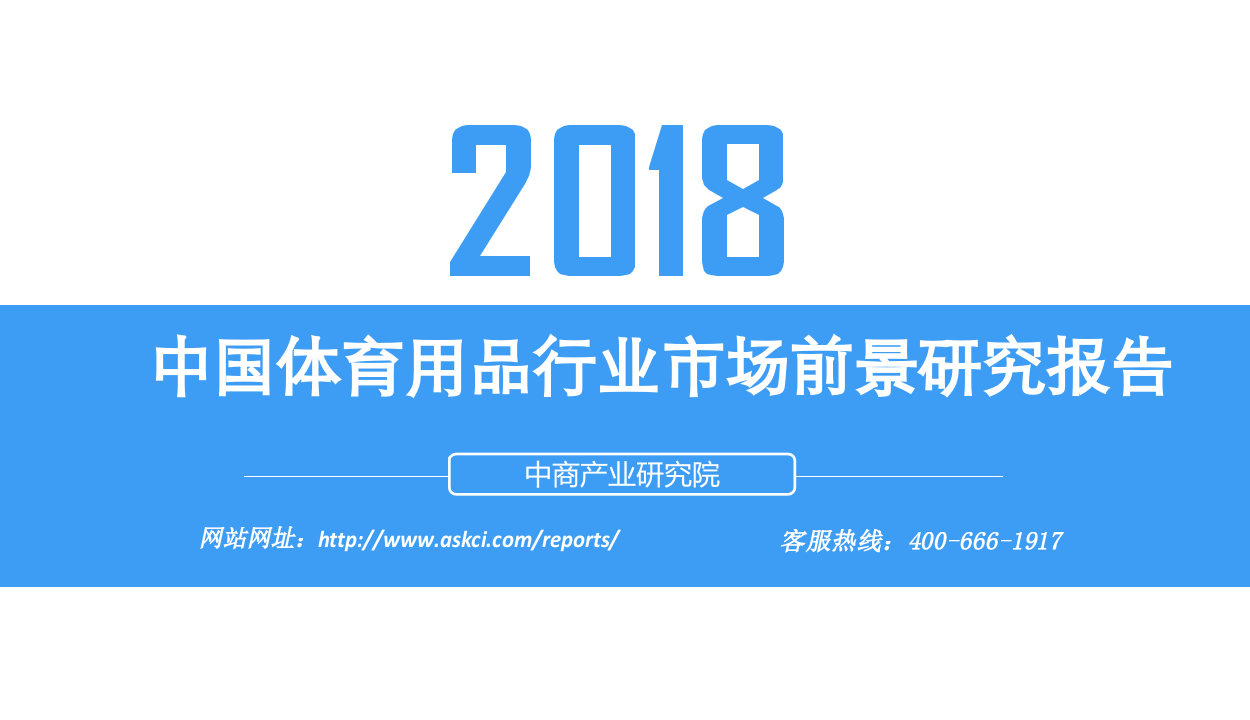 2018中国体育用品行业市场前景研究报告.docx 第1页
