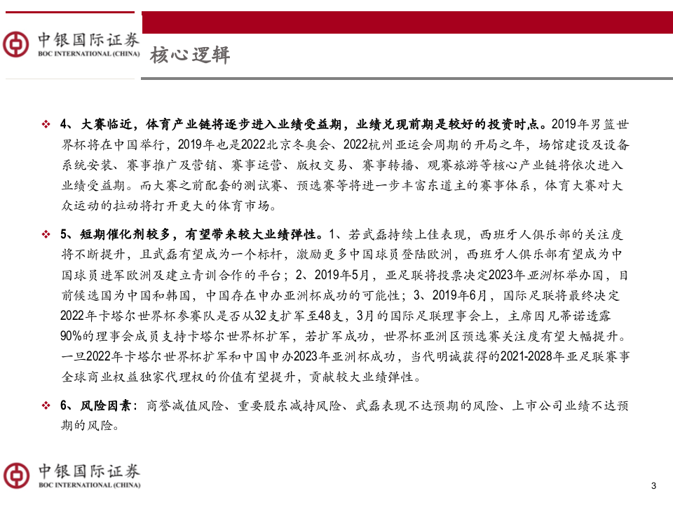 体育行业论体育板块投资逻辑：站在商业变现加速起点-190317PPT.pptx 第3页