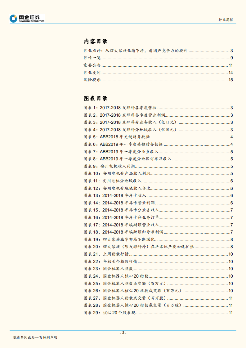 机器人行业研究：从四大家族业绩下滑，看国产竞争力的提升.pdf 第2页