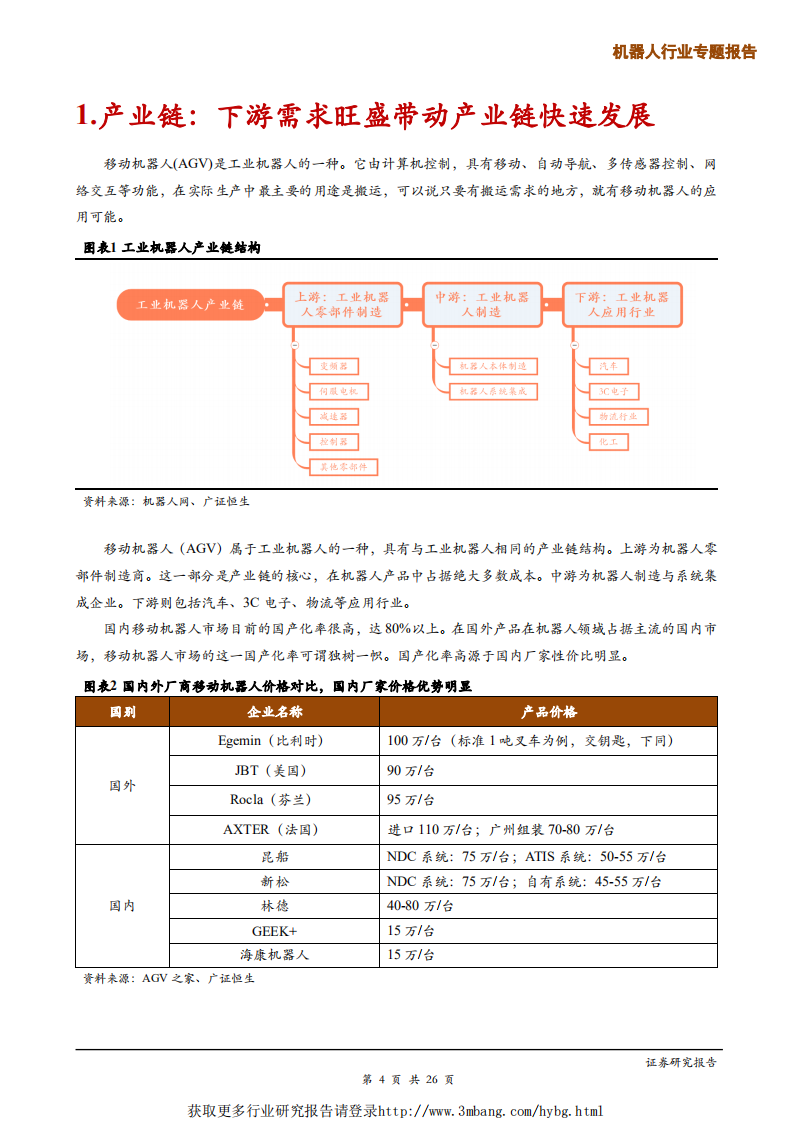 机器人行业专题报告：移动机器人产业链分析，进入发展黄金期，广阔应用前景未来可期-190313.pdf 第4页