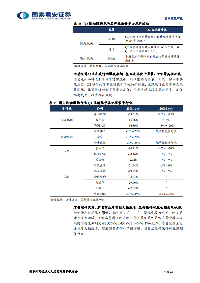 纺织服装行业深度报告：疫情后周期运动服饰仍是投资主线-20200807.pdf 第4页