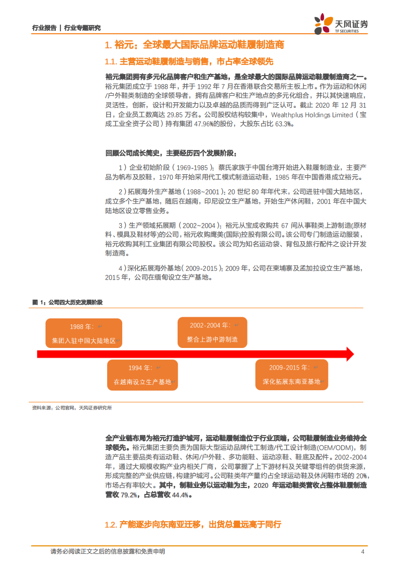 纺织服装行业制鞋产业系列报告二裕元集团：创新+数字化，稳固行业龙头地位-210424.pdf 第4页