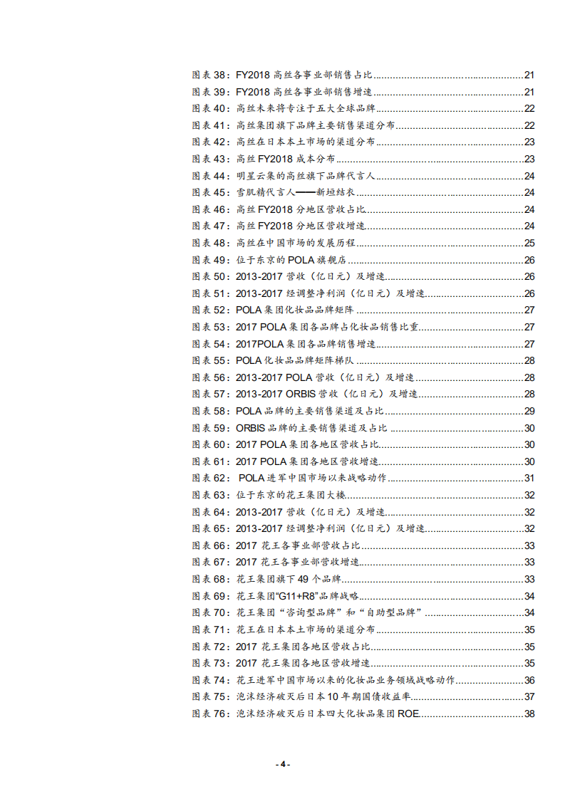 纺织品和服装行业：日本四大化妆品巨头启示录，东洋之镜为鉴，穿越周期的颜值行业-181204.pdf 第4页
