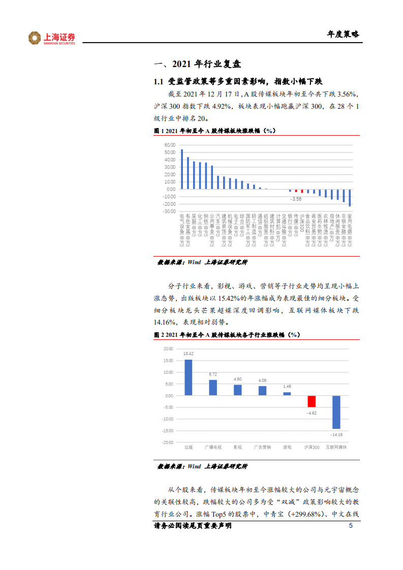 2022年传媒行业年度投资策略：顺应政策导向，数实融合发展-211223.pdf 第5页