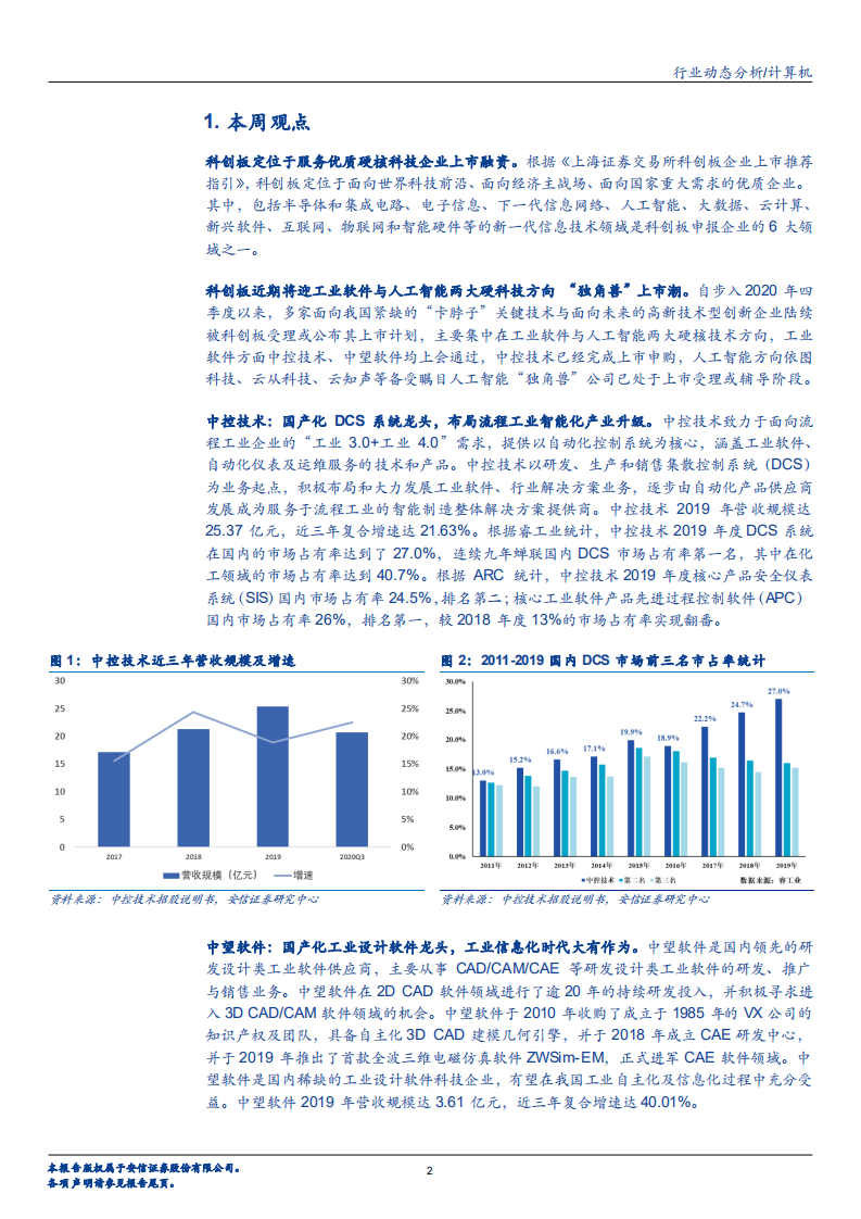 2020年计算机行业科技企业上市投资价值分析报告.pdf 第1页