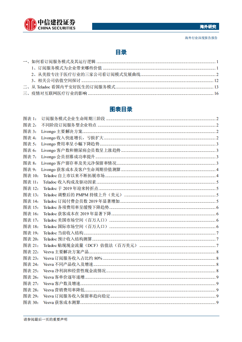 互联网医疗行业：中美医疗订阅服务行业比较，从Teladoc和平安好医生说开去（更新）-200428.pdf 第2页