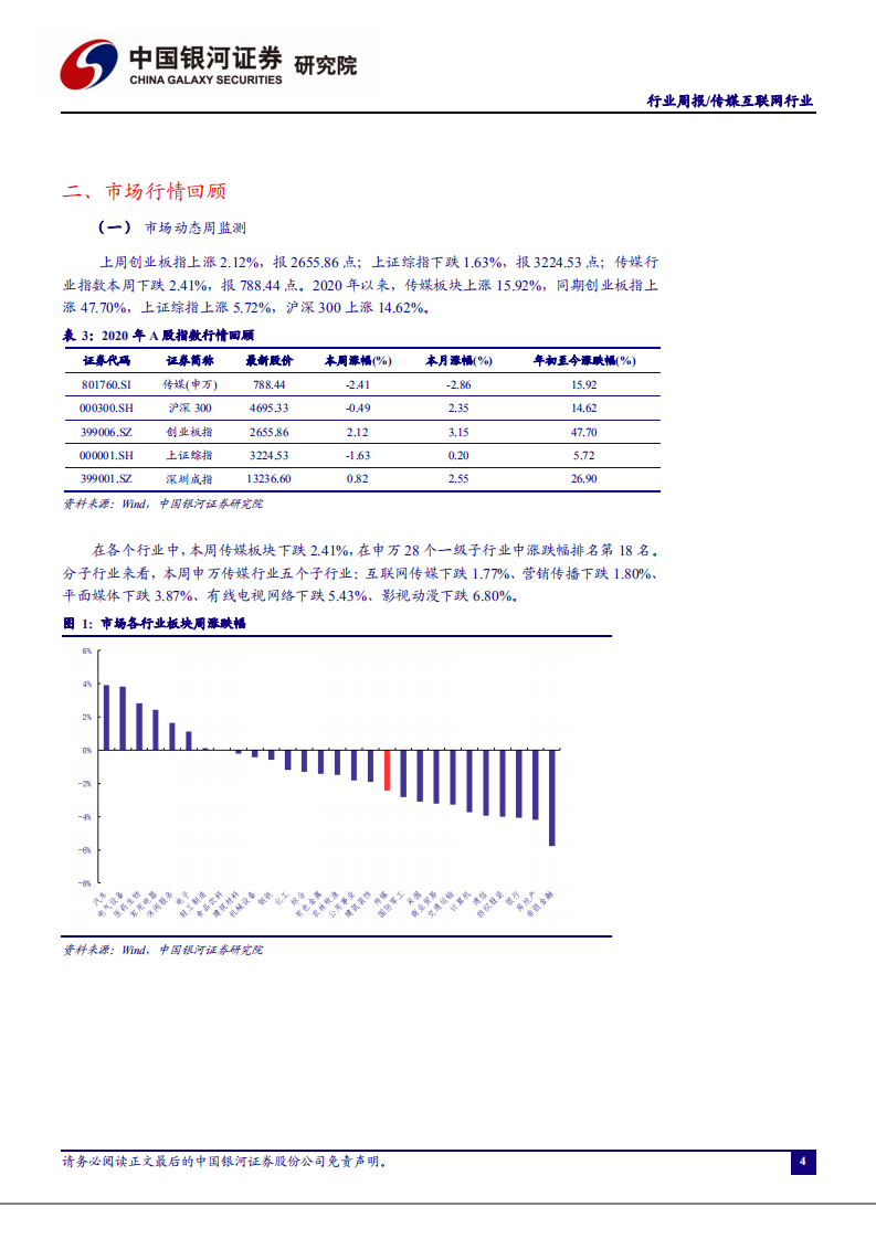 传媒互联网行业：腾讯视频制定长期战略方向，加强内容投入，深挖大屏价值-20201101.pdf 第4页