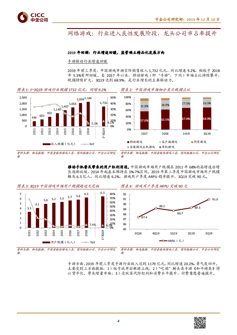传媒互联网行业：文娱行业2020年展望，迈入品质为王、供给优化的新时代-191210.pdf 第4页