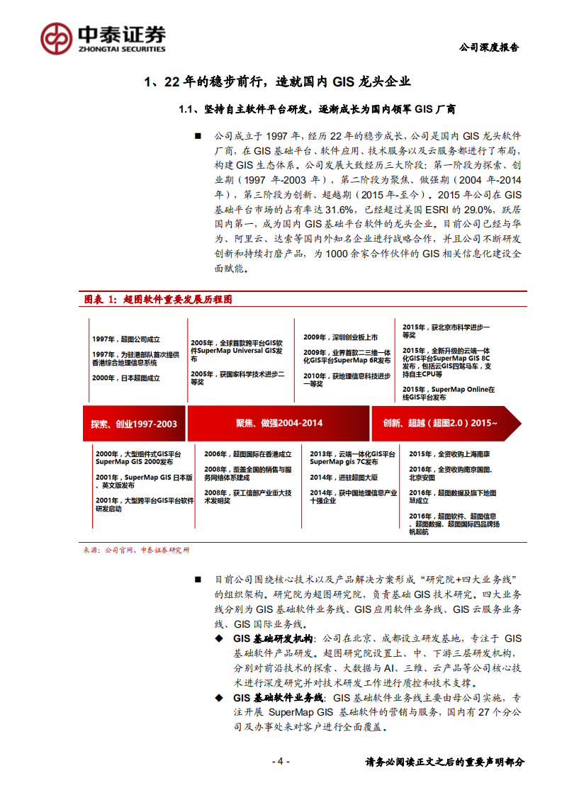 超图软件-行业需求提升，国内GIS龙头企业再起航-191216.pdf 第4页