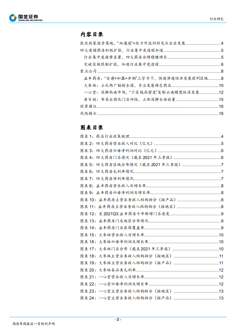 医疗服务行业：药房，行业景气度回升，龙头公司大有可为-220104.pdf 第2页