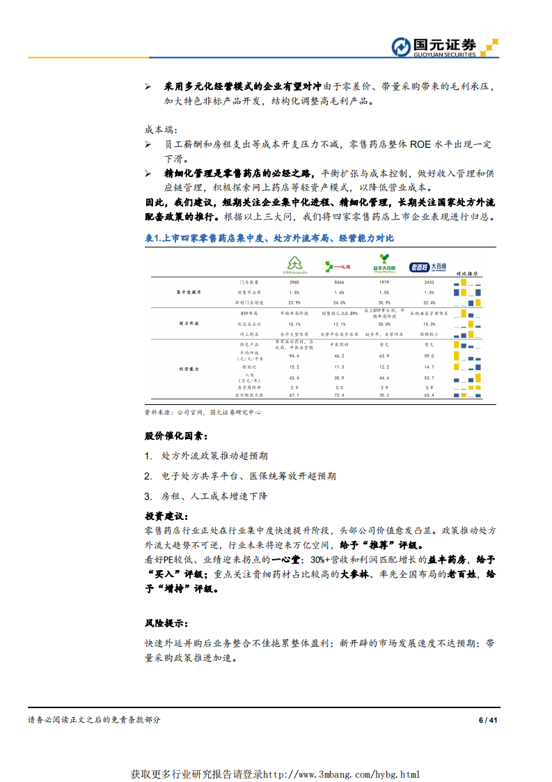 医药零售行业深度报告：解惑零售药店，脚踏实地，登高望远-190316.pdf 第6页