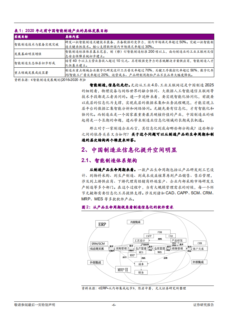 光大证券-计算机行业产业互联网系列报告之一：智造崛起，信息化先行.pdf 第6页