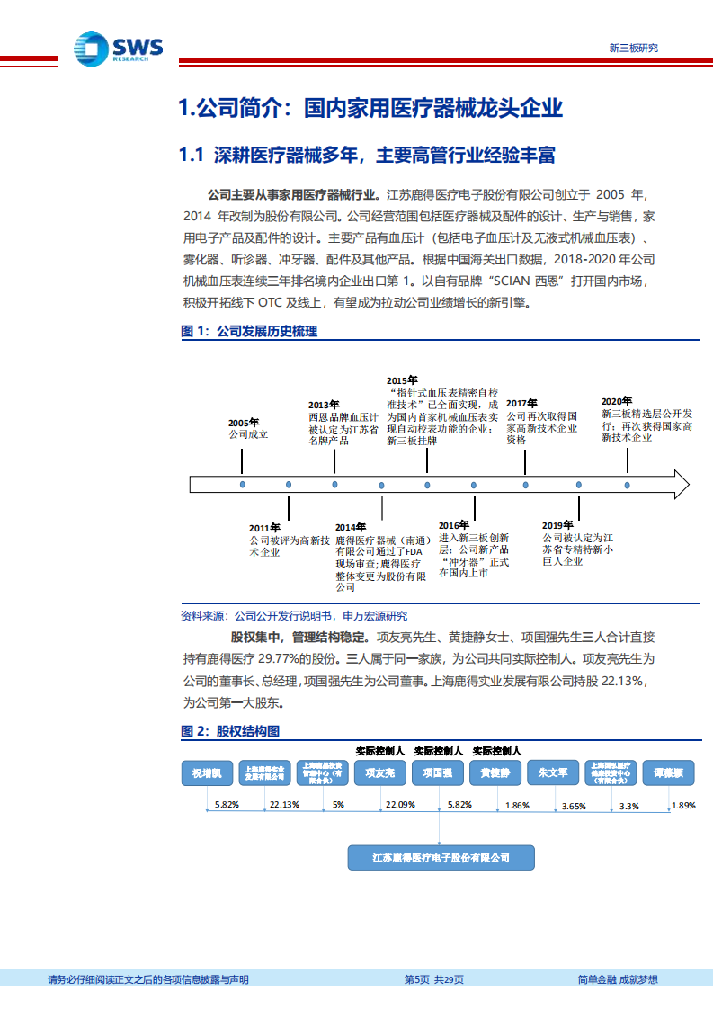 鹿得医疗-家用医疗器械ODM领军企业，全面布局迎发展-211011.pdf 第5页