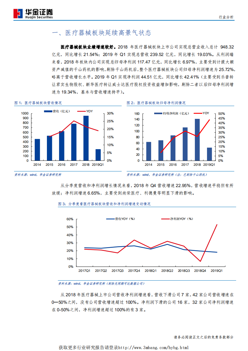 医疗器械行业分析：关注高景气度领域及细分子行业龙头-190514.pdf 第5页