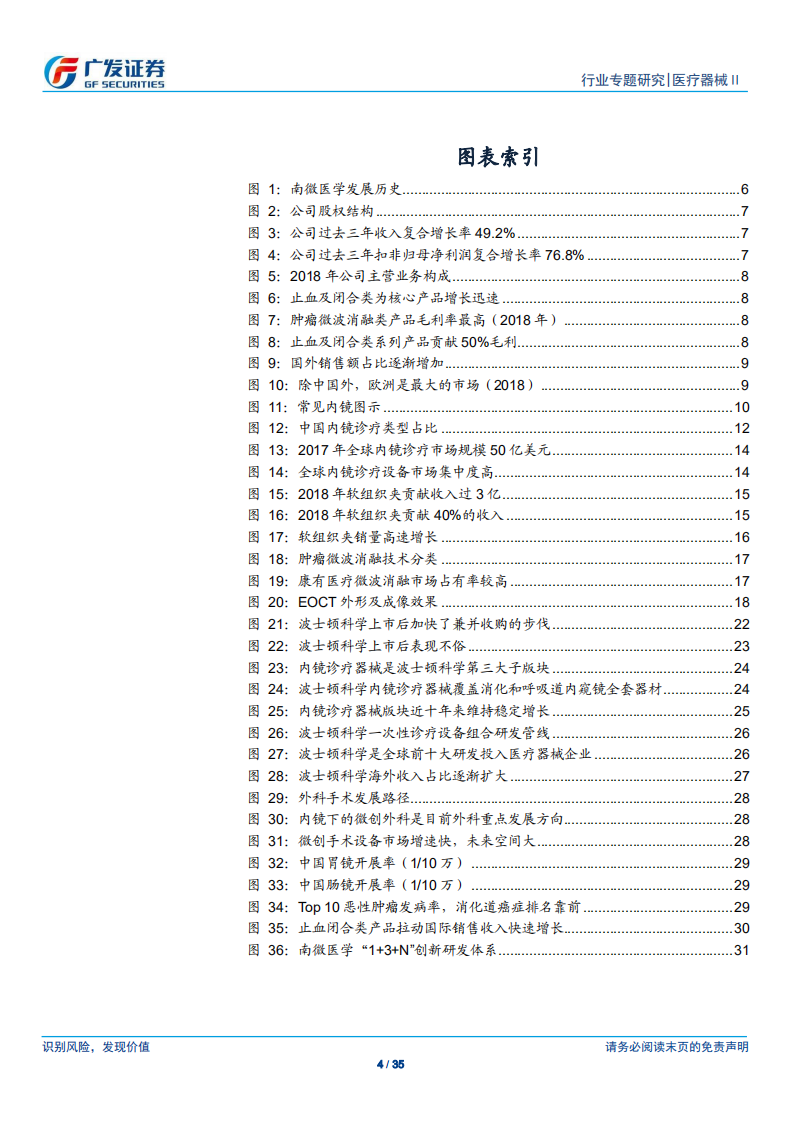 医疗器械行业医药&ldquo;科创&rdquo;系列报告：南微医学：微创诊疗器械全面布局，明星产品助力高增长-190718.pdf 第4页