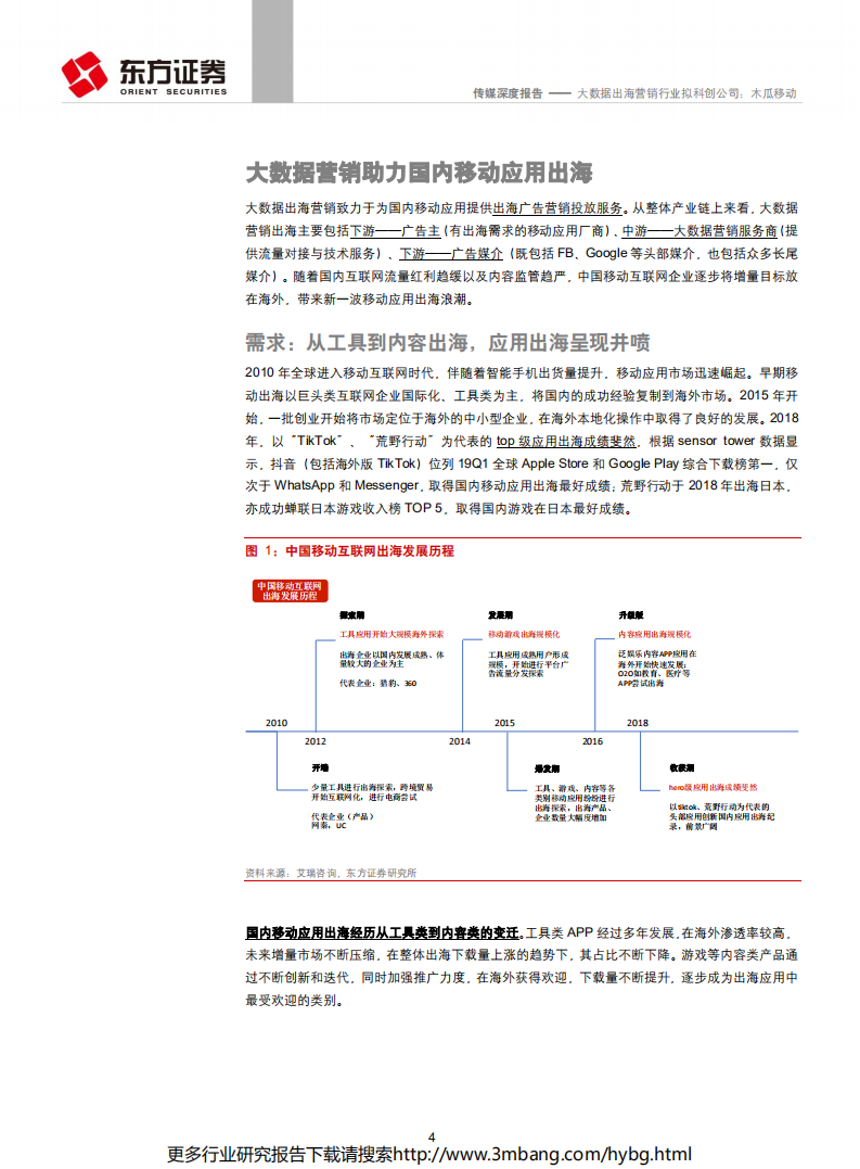 传媒行业：大数据出海营销行业拟科创公司，木瓜移动-190627.pdf 第4页