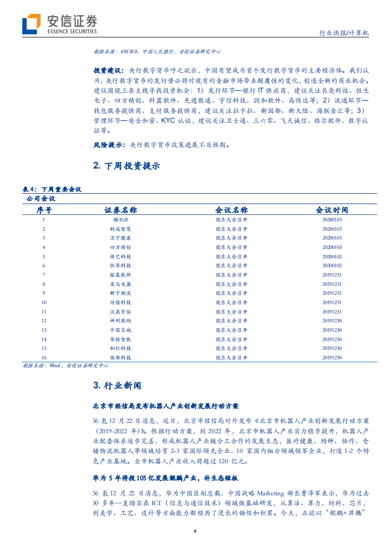 计算机行业：2020年，全球央行开启数字货币竞赛-191229.pdf 第4页