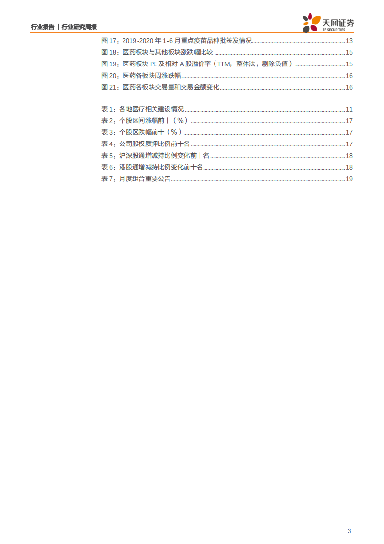 医药生物行业：把握中报行情，关注医疗器械、疫苗和创新药及产业链，兼论当前时点如何看血制品行业-20200719.pdf 第3页