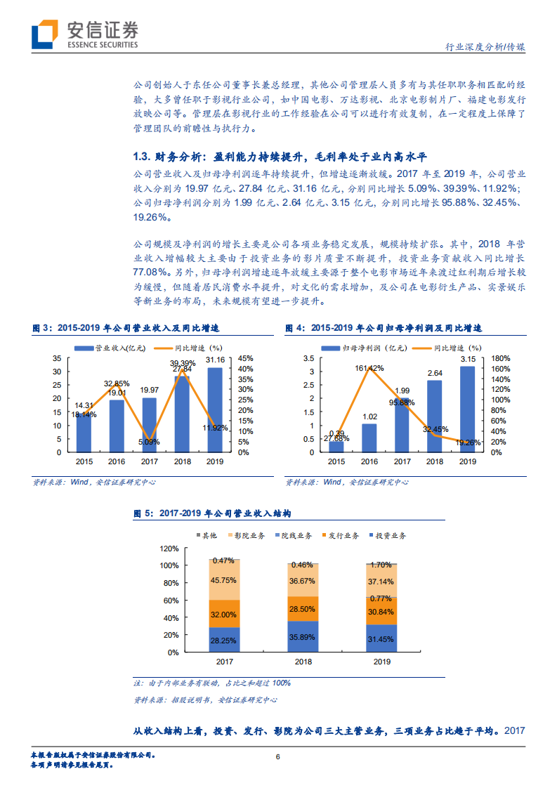 传媒行业：电影行业再迎龙头上市，博纳影业~位居行业较高地位、全产业链布局集团公司-20200908.pdf 第6页
