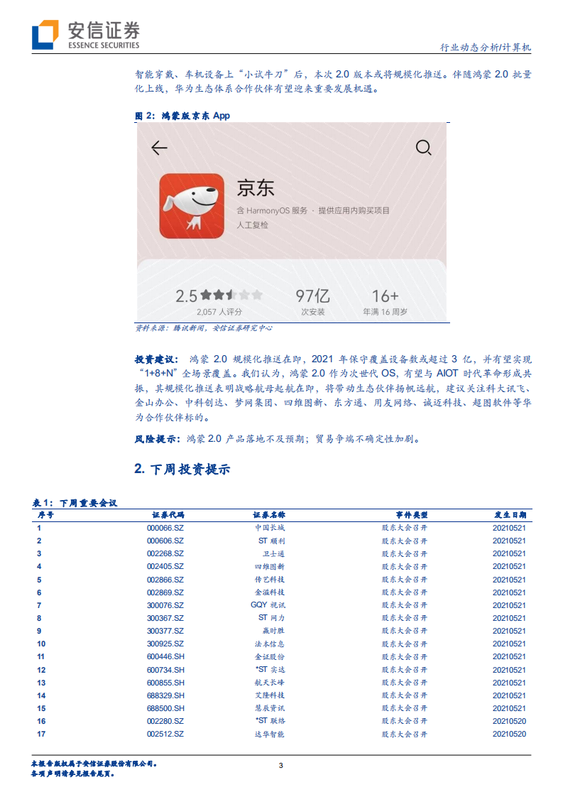 计算机行业：超越手机，鸿蒙2_0风云再起-210515.pdf 第3页