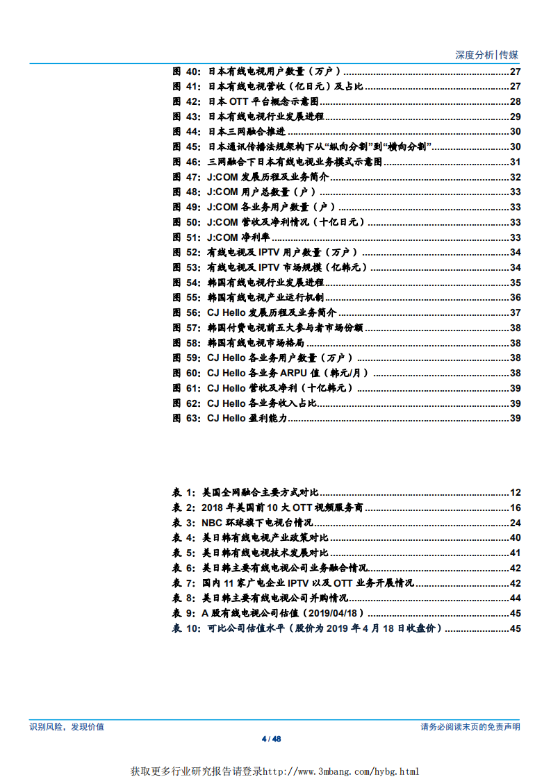 传媒行业：广电行业系列报告之海外映射，从美日韩三网融合进程看有线网络的挑战与机遇-190419.pdf 第4页
