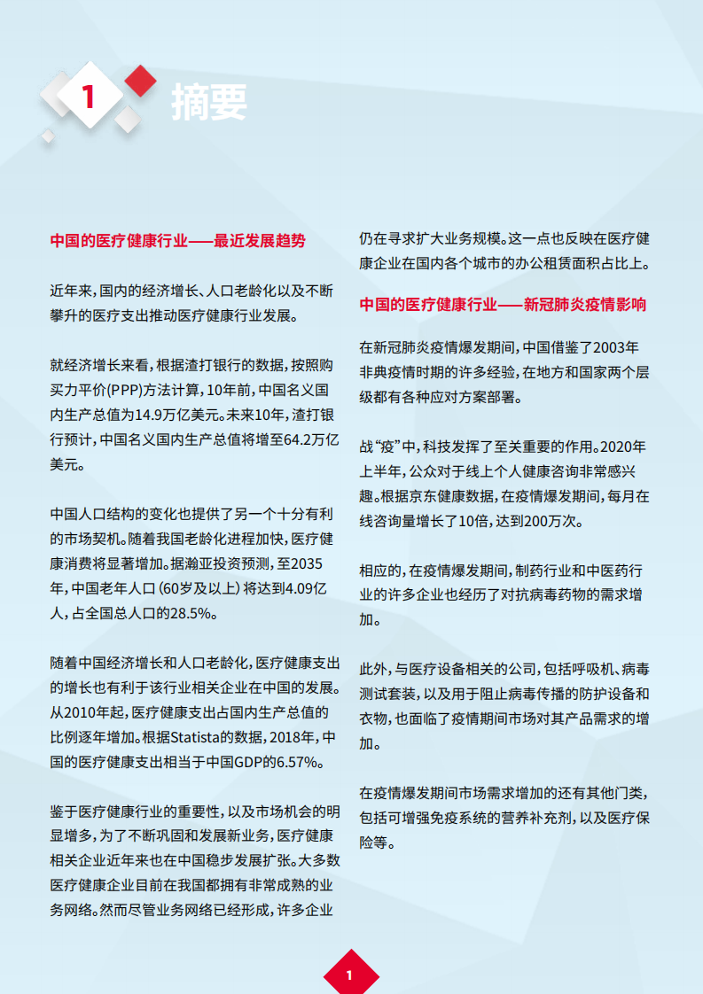 戴德梁行：新冠肺炎疫情后的复苏 13 &mdash; 医疗健康行业.pdf 第3页