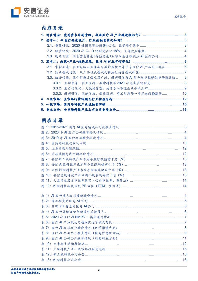 从一级市场资本化和细分结构情况来看当前我国医疗AI的进程报告.pdf 第2页