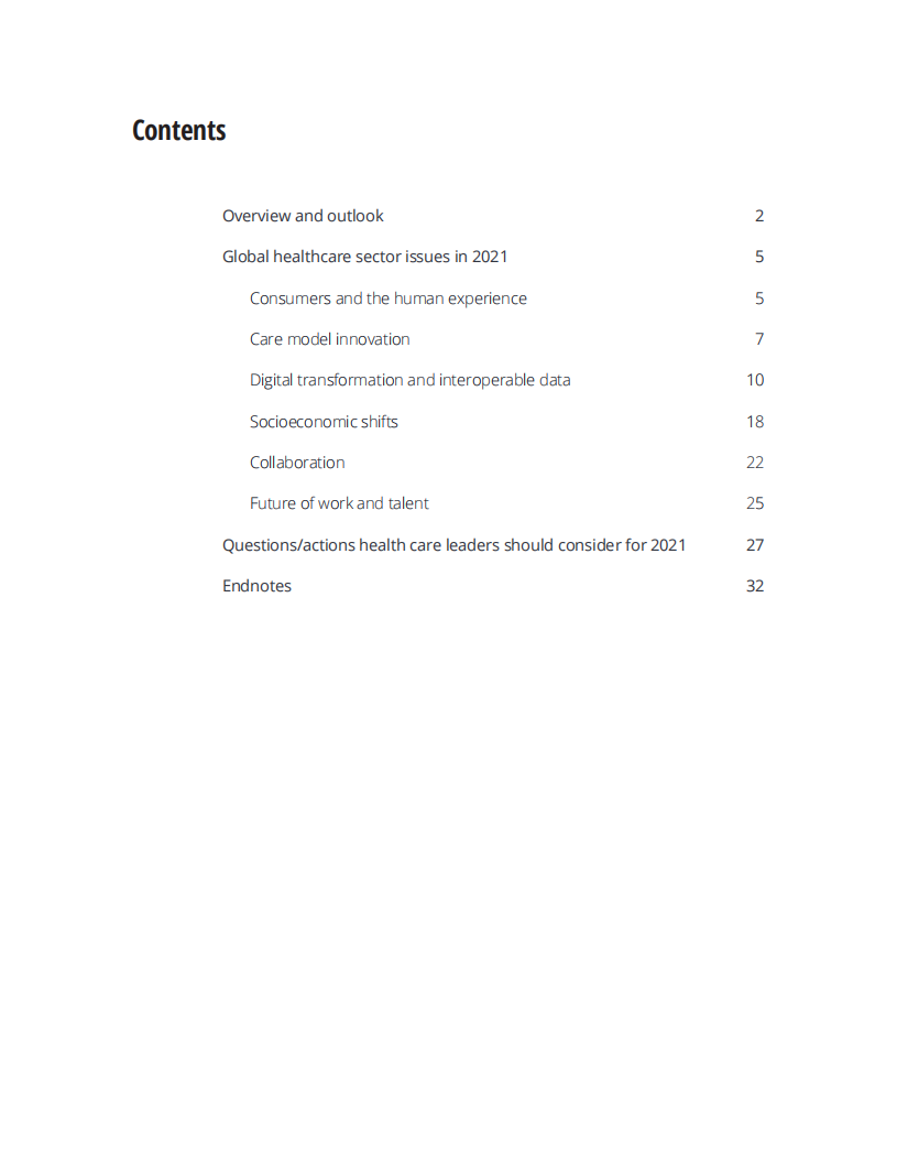 德勤：2021年全球医疗行业展望：加速行业变革（英文版）.pdf 第2页