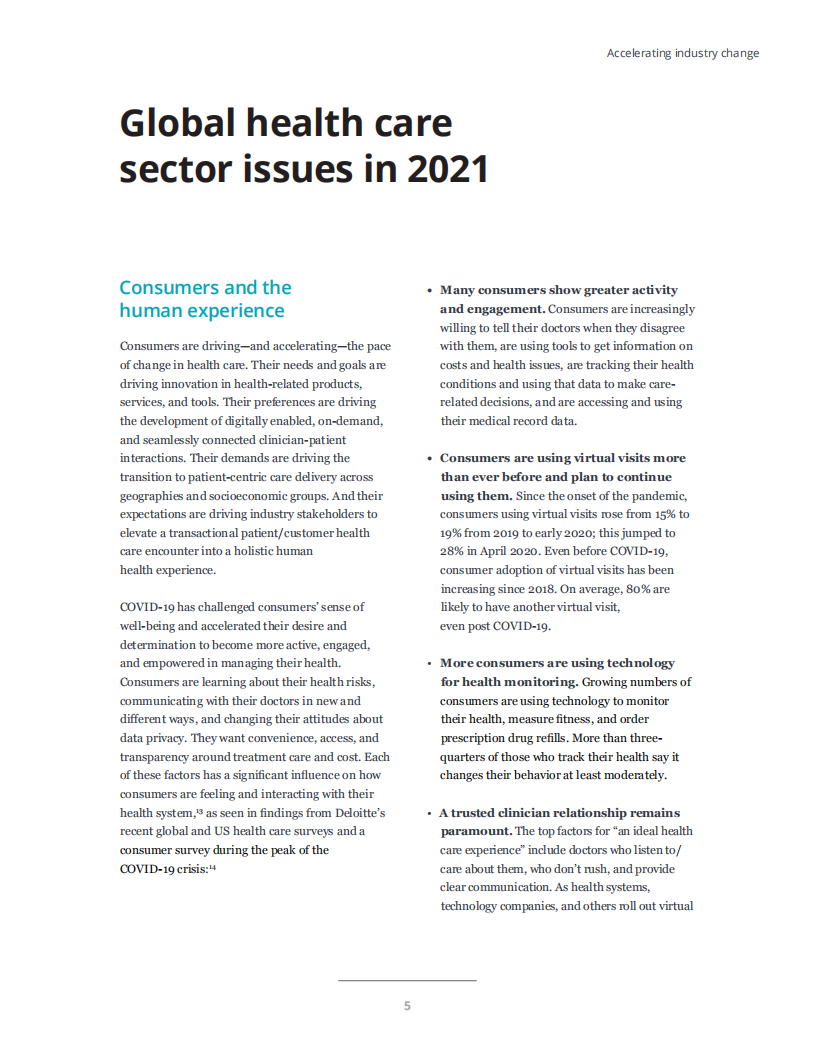 德勤：2021年全球医疗行业展望：加速行业变革（英文版）.pdf 第6页