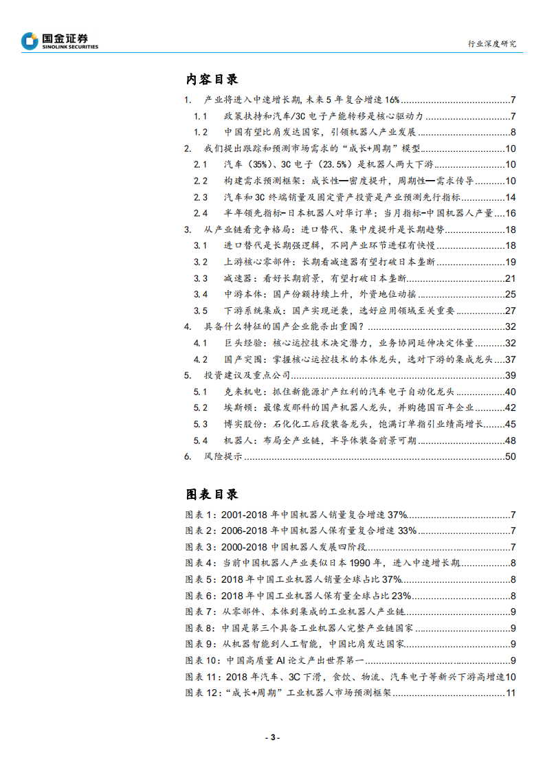 高端装备制造行业工业机器人行业深度：静待拐点，如何跟踪和预测市场需求？-190924.pdf 第3页