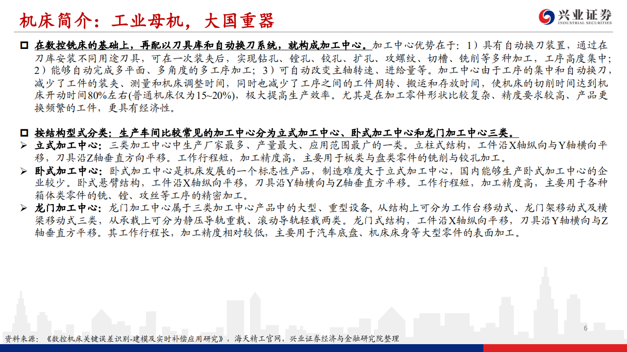 机床行业深度：格局持续优化，进口替代提速，机床龙头股业绩行情或渐行渐近-210825.pdf 第6页
