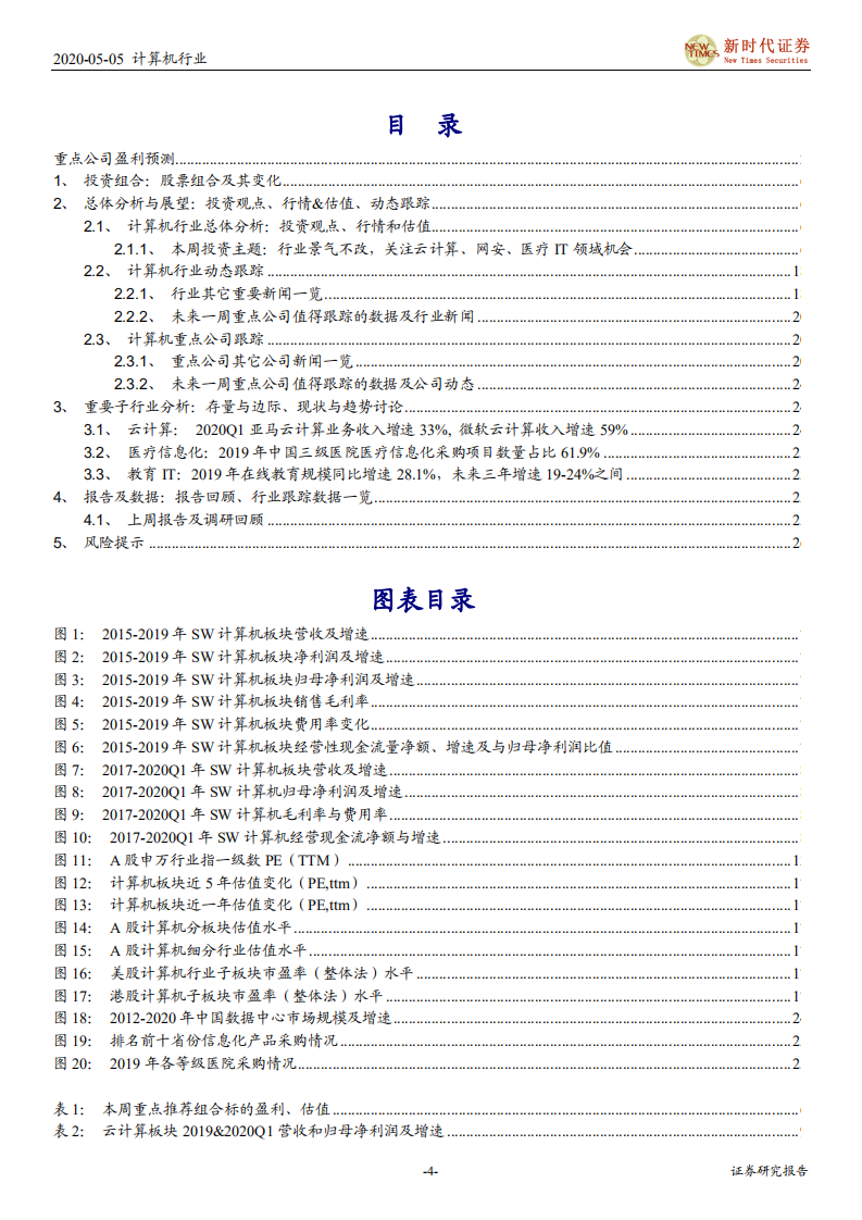 计算机行业：行业景气不改，关注云计算、网安、医疗IT领域机会-200505.pdf 第4页