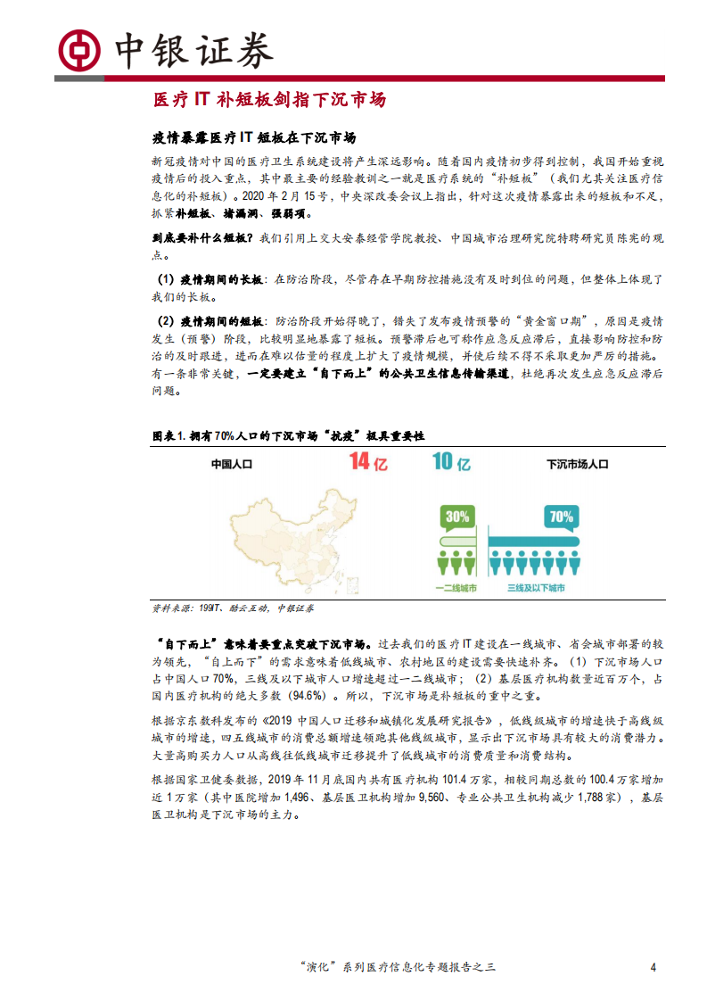 计算机行业&ldquo;演化&rdquo;系列医疗信息化专题报告之三：当医疗IT下沉扩容时-200406.pdf 第4页