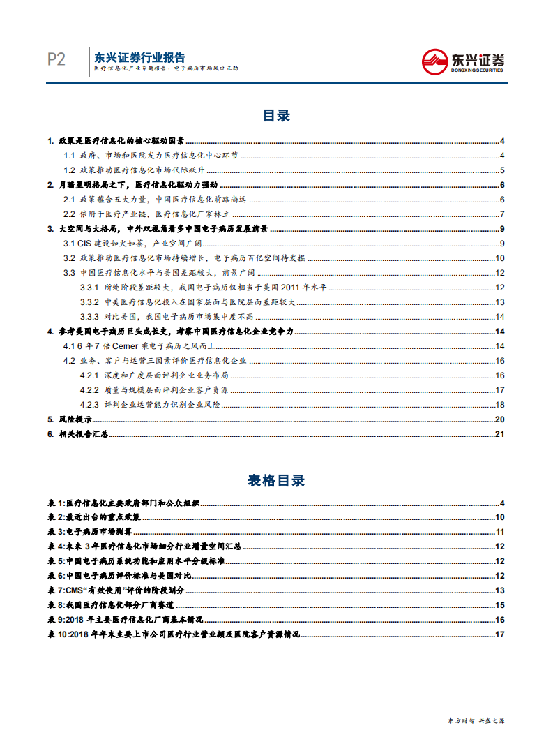 计算机行业医疗信息化产业专题报告：电子病历市场风口正劲-200421.pdf 第2页