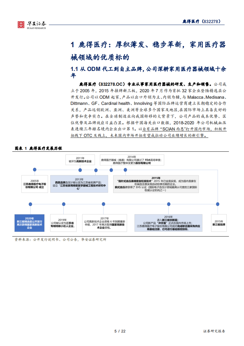 鹿得医疗-品牌渠道双轮驱动，多点布局渐入佳境-210906.pdf 第5页