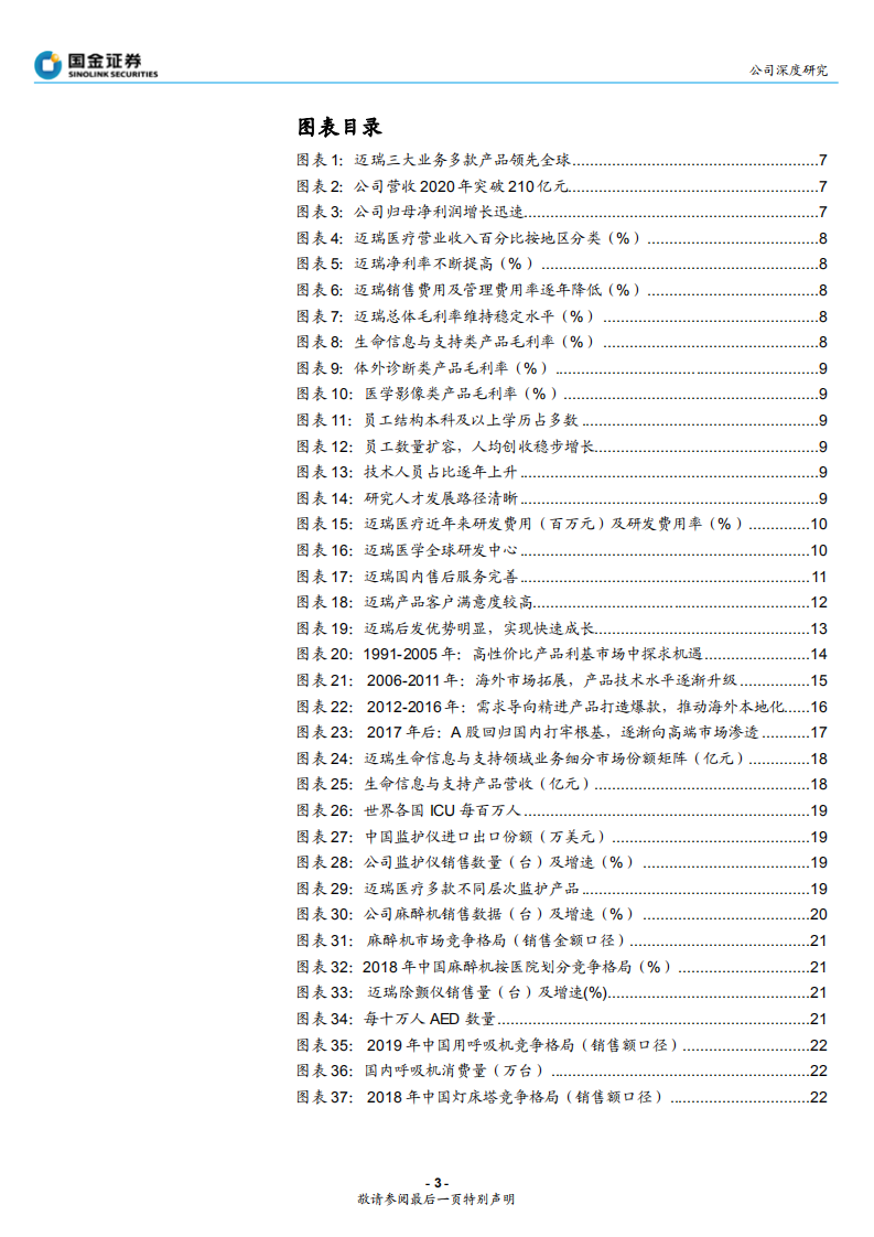 迈瑞医疗-后疫情时代，迈瑞国内国外打开成长新局面-210822.pdf 第3页