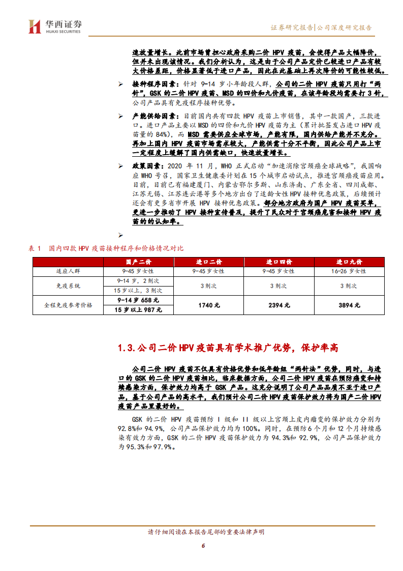 万泰生物-二价HPV疫苗销售持续显著超预期，国内HPV疫苗市场空间十分广阔远未达峰-20220117.pdf 第6页