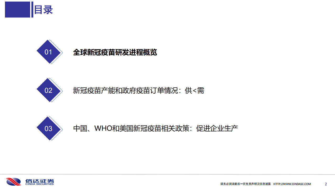 医药行业：新冠疫苗专题分析报告，国内定价情况愈发明朗-20201101.pdf 第2页