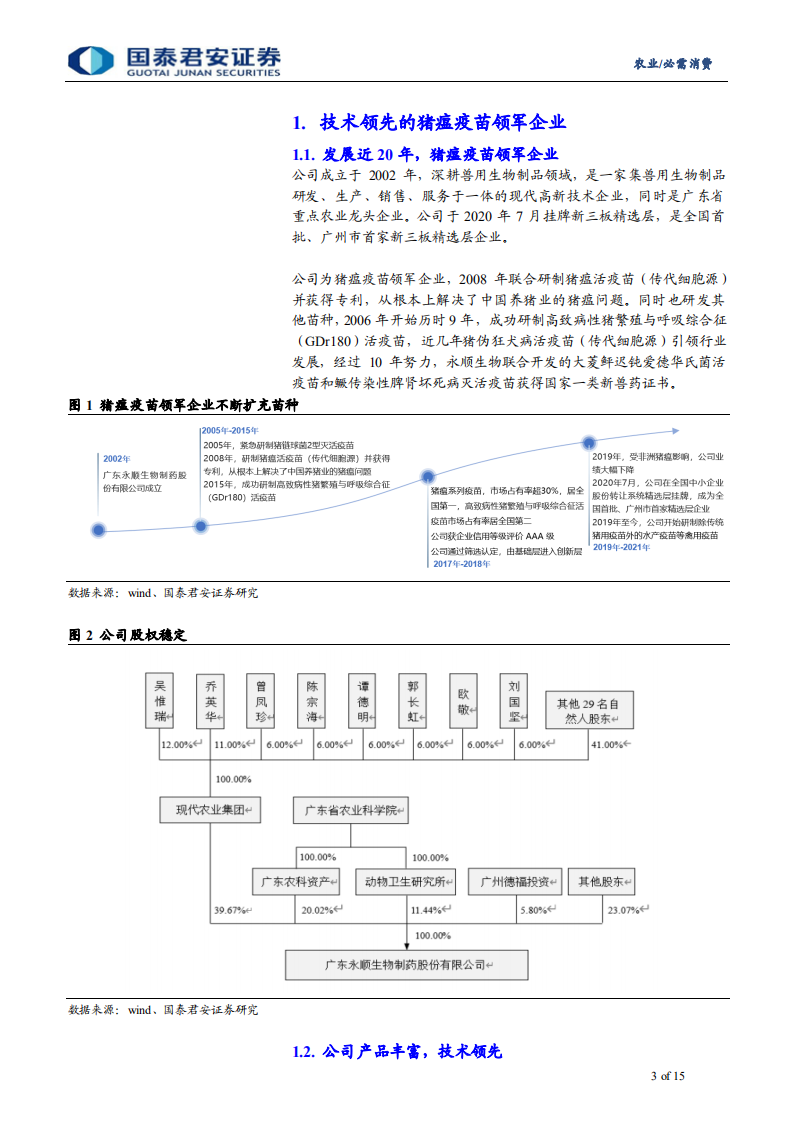 永顺生物-新三板精选层永顺生物分析：猪瘟疫苗领军企业，向多苗种发展-20211017.pdf 第3页