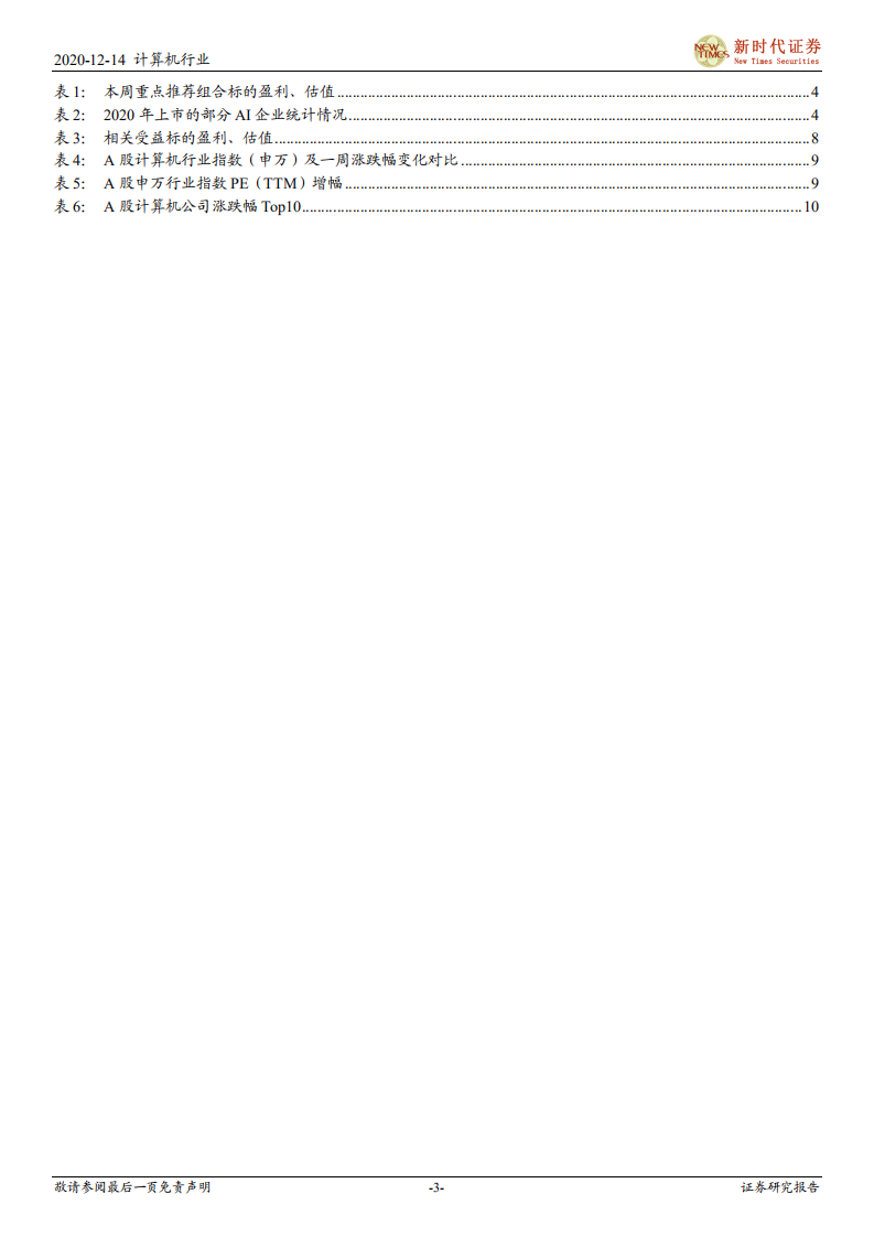 计算机行业：AI商业化大步迈进，产品落地放量可期-2020201214.pdf 第3页