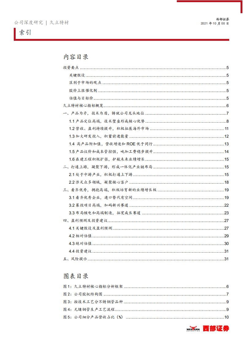 久立特材-首次覆盖报告：久久为功，永立潮头，不断进军高端领域-211008.pdf 第2页