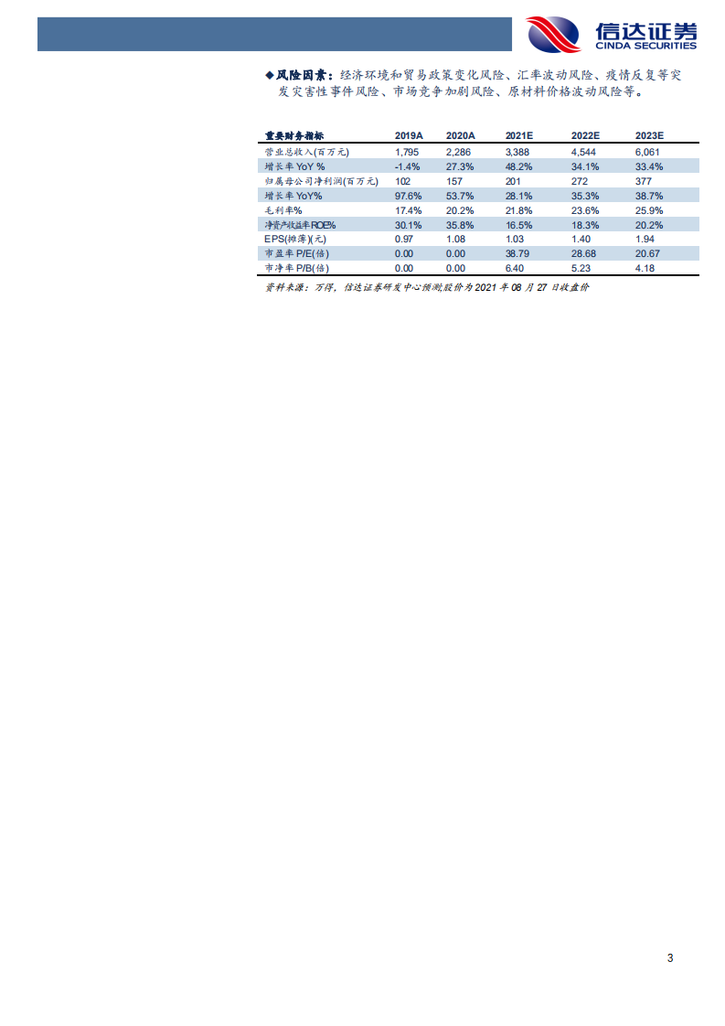 久祺股份-公司深度报告：ODM业务根基牢固，自主品牌锋芒初现-210829.pdf 第3页